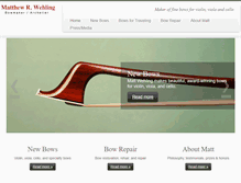 Tablet Screenshot of mattwehling.com